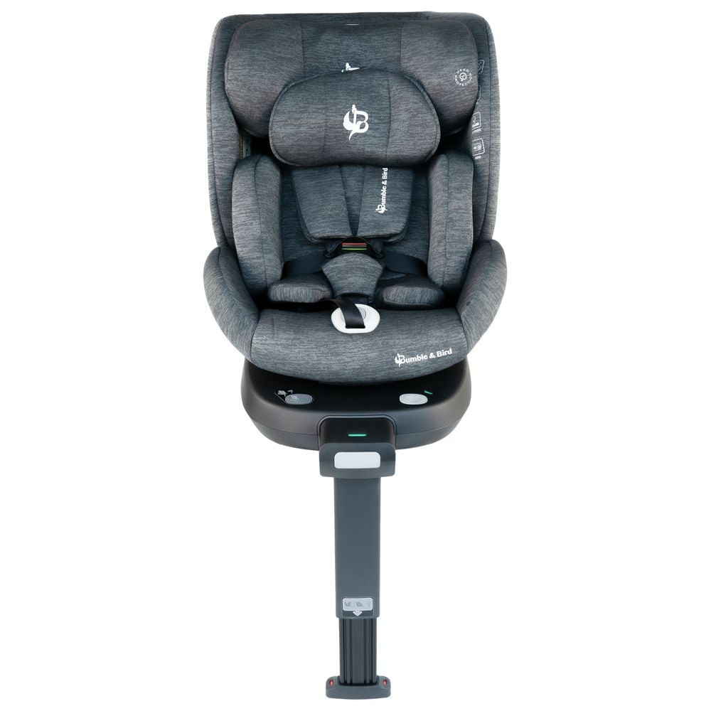 Bumble & Bird Rotating All in One Isofix Car Seat Grey Bumble & Bird Yallatoys