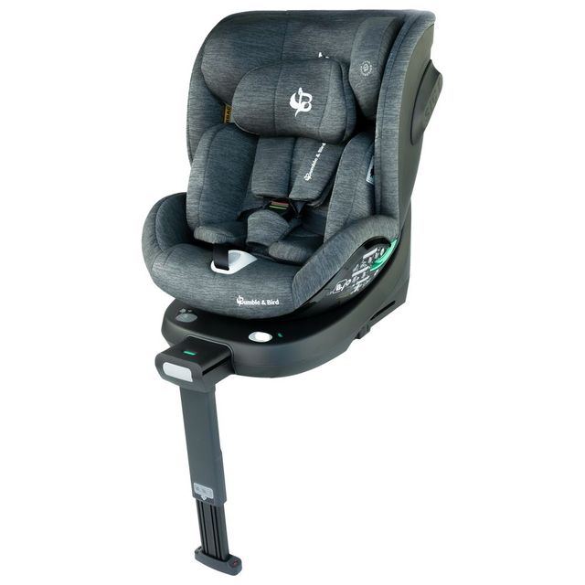 Bumble & Bird Rotating All in One Isofix Car Seat Grey Bumble & Bird Yallatoys