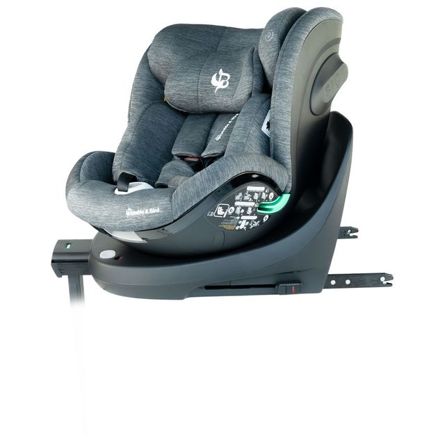 Bumble & Bird Rotating All in One Isofix Car Seat Grey Bumble & Bird Yallatoys
