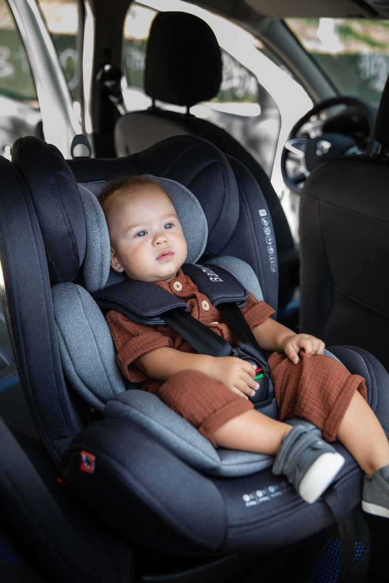 Babyauto Revolta 360 Car Seat 0123 Black Grey Melange Babyauto Yallatoys