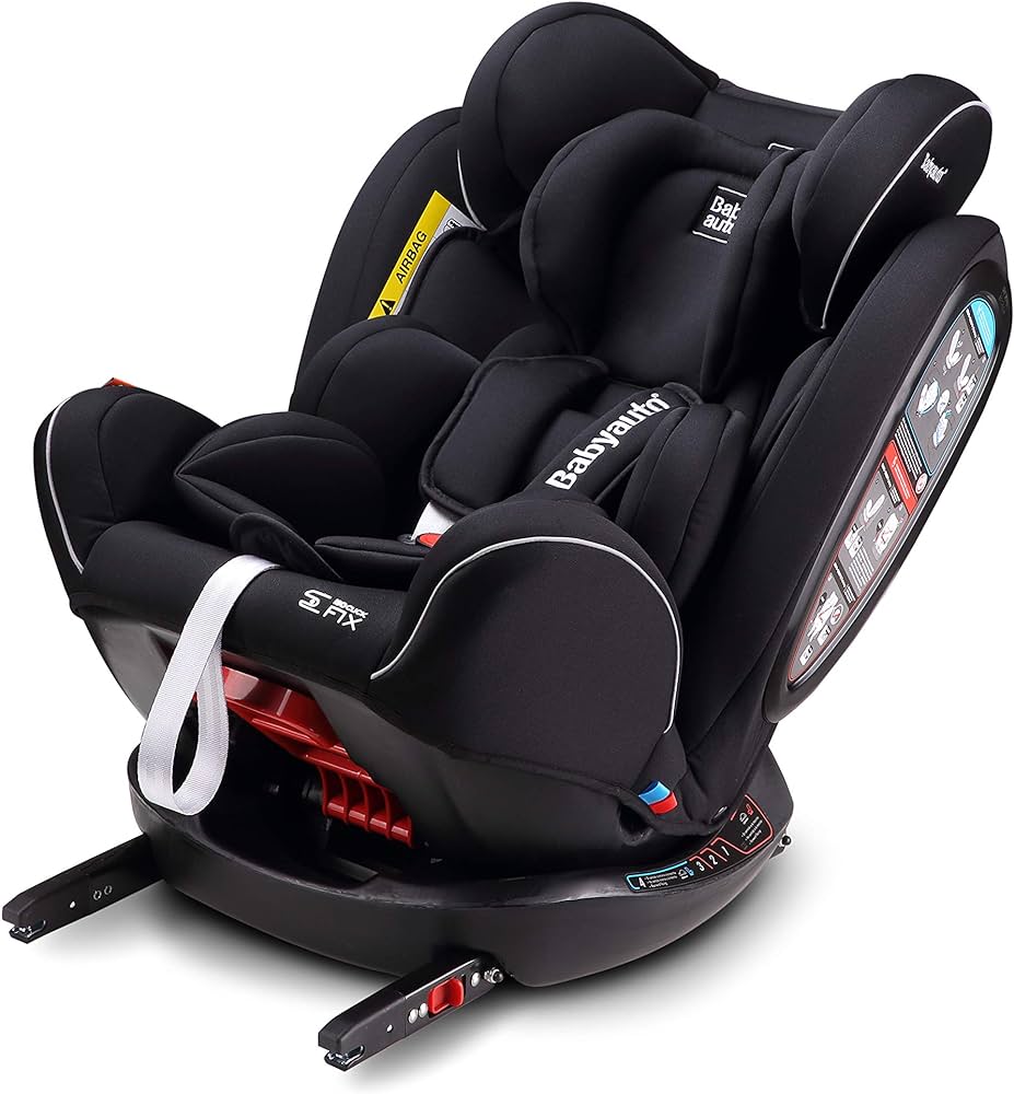 Babyauto Noefix 0123 
(0 12Y  
Car Seat
(Black With Black Base Babyauto Yallatoys