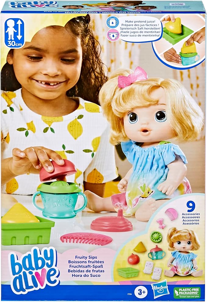 Buy Baby Alive Fruity Sips Apple Blonde Hair | Yallatoys.com