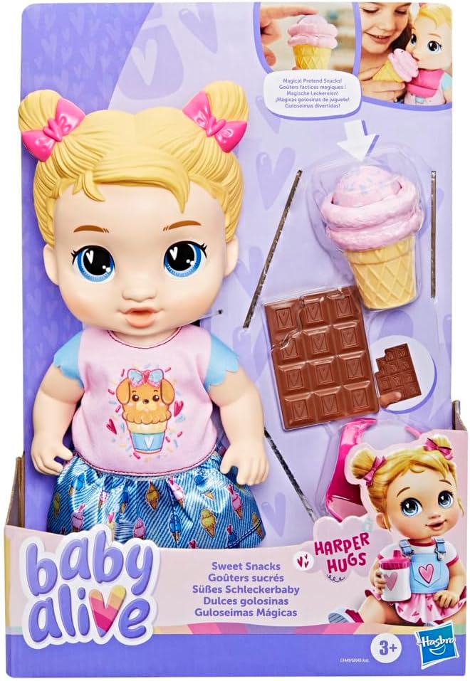 Buy Baby Alive Sweet Snacks Harper Hugs Baby Doll | Yallatoys.com