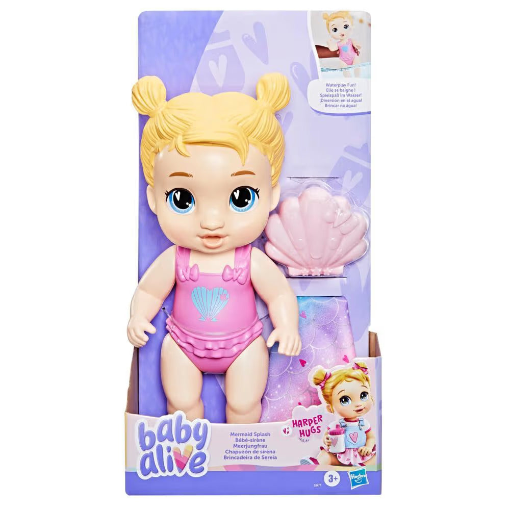 Buy Baby Alive Mermaid Splash Harper Hugs Baby Doll | Yallatoys.com