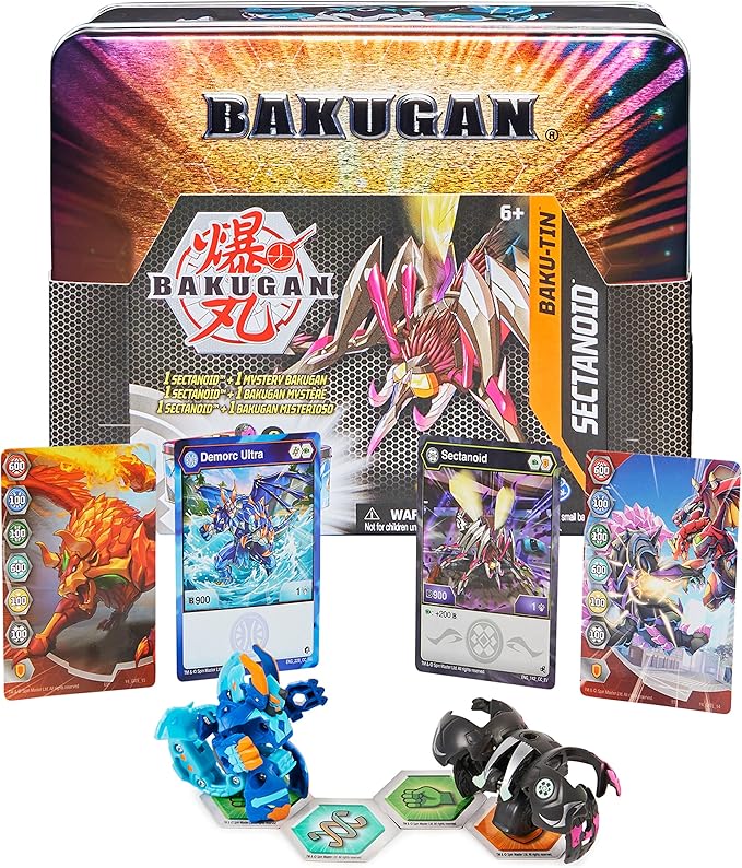 Buy Bakugan Baku Tin Toy Figure (Sold Separately Subject To Availability) | Yallatoys.com