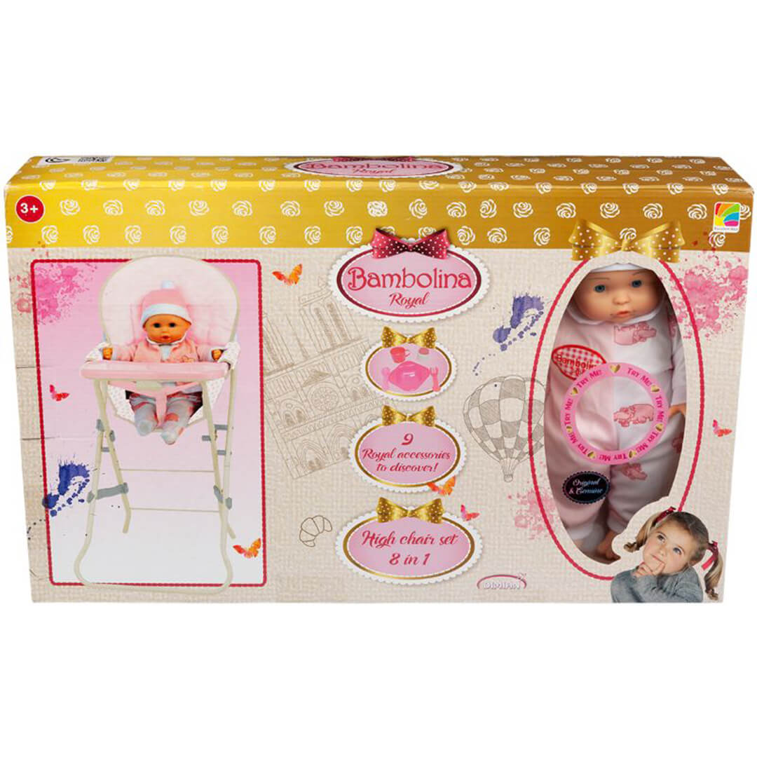 Buy Bambolina Royal High Chair Set 8 In 1 | Yallatoys.com
