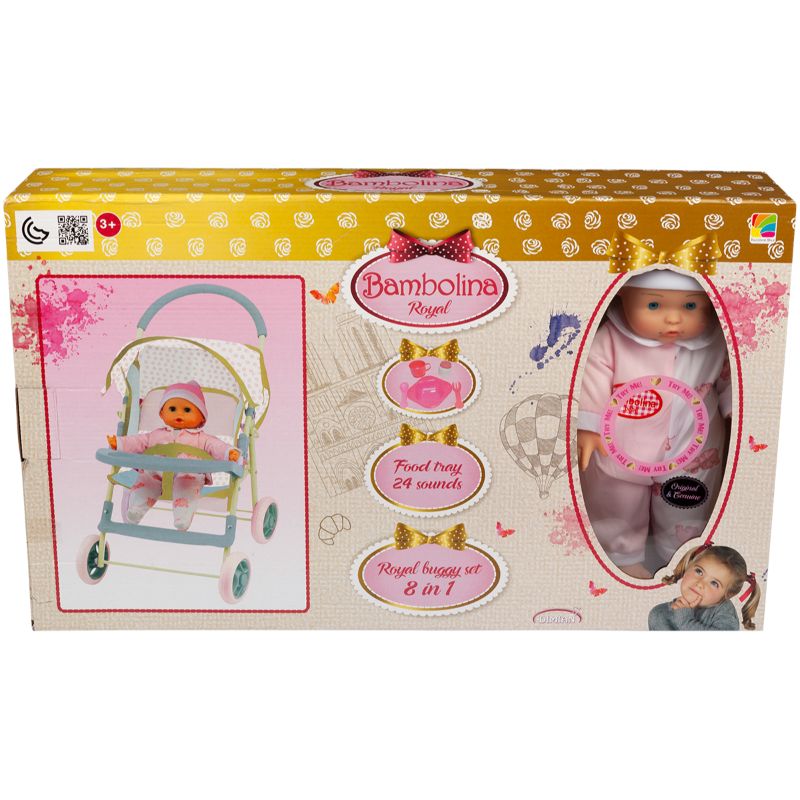 Buy Bambolina Royal Buggy Set 8 In 1 | Yallatoys.com