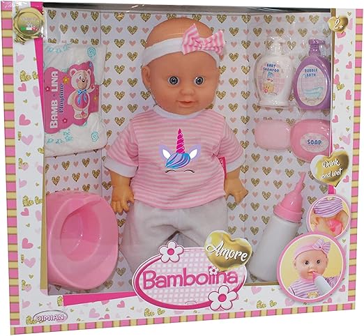Buy Bambolina Amore Baby Doll With Gift Set 36cm | Yallatoys.com