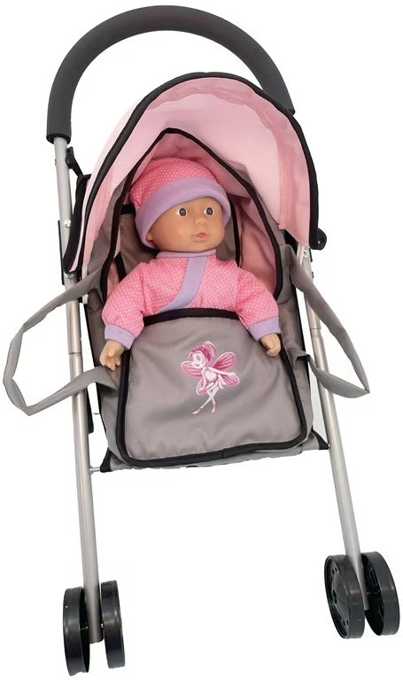 Buy Bambolina Buggy Set 8 In 1 With 29cm Doll | Yallatoys.com