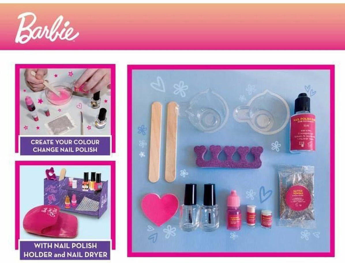 Buy Barbie Trendy Nail Art Manicure Set | Yallatoys.com