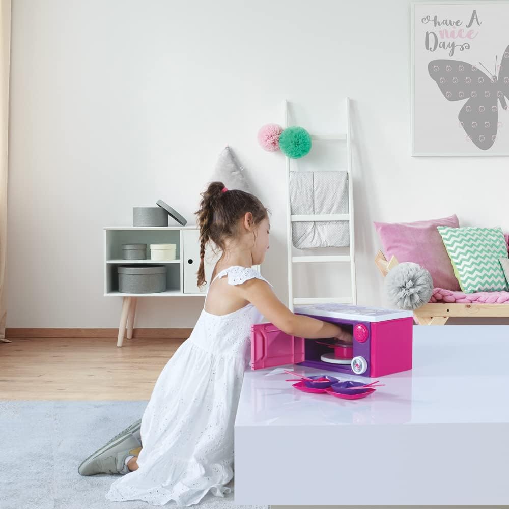Buy Barbie Kids Electronic Microwave Playset | Yallatoys.com