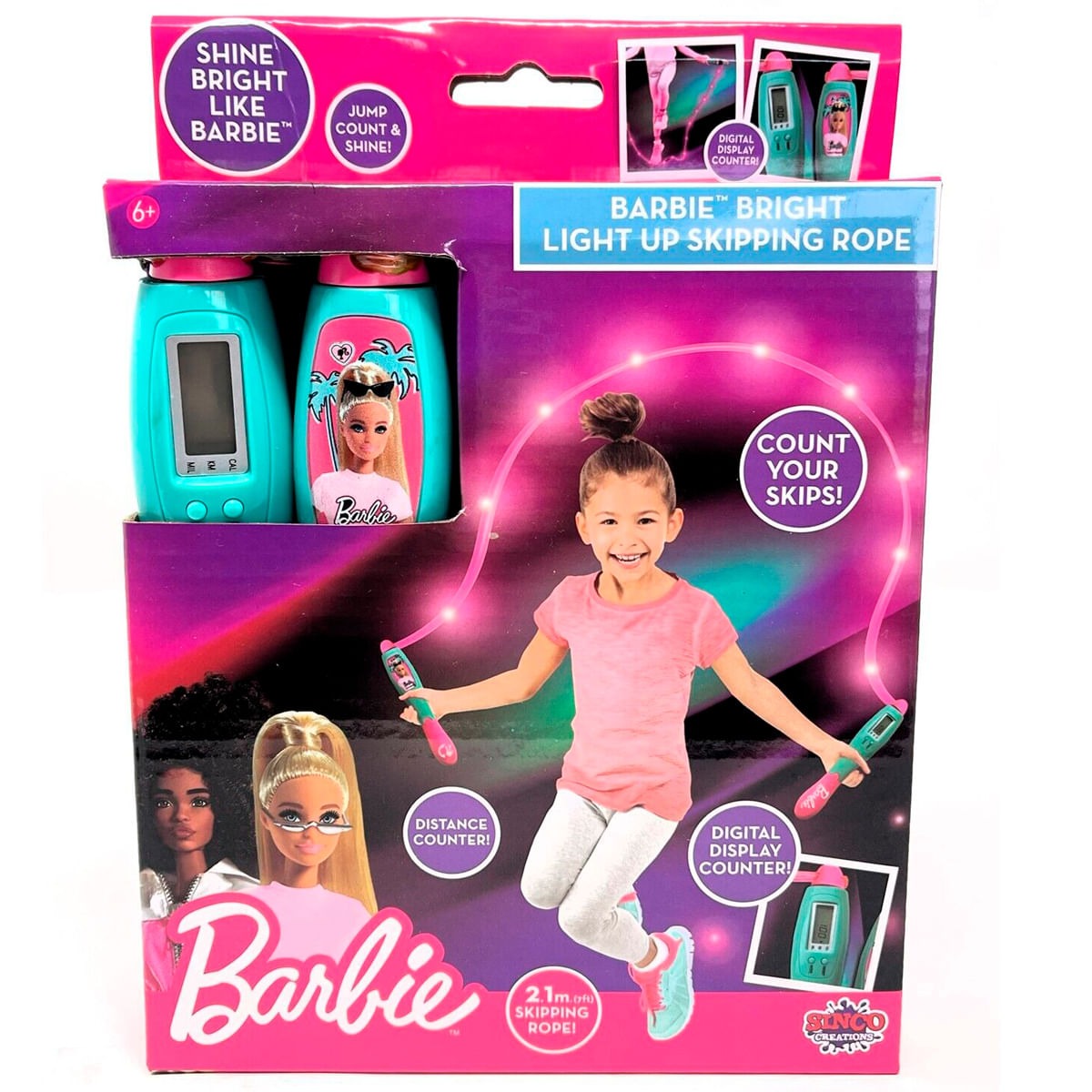 Buy Barbie Bright Light Up Skipping Ropea | Yallatoys.com