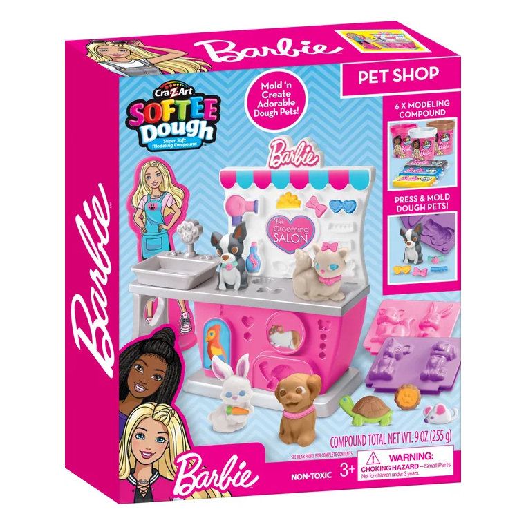 Buy Barbie Softee Dough Pet Shop Toy Set | Yallatoys.com