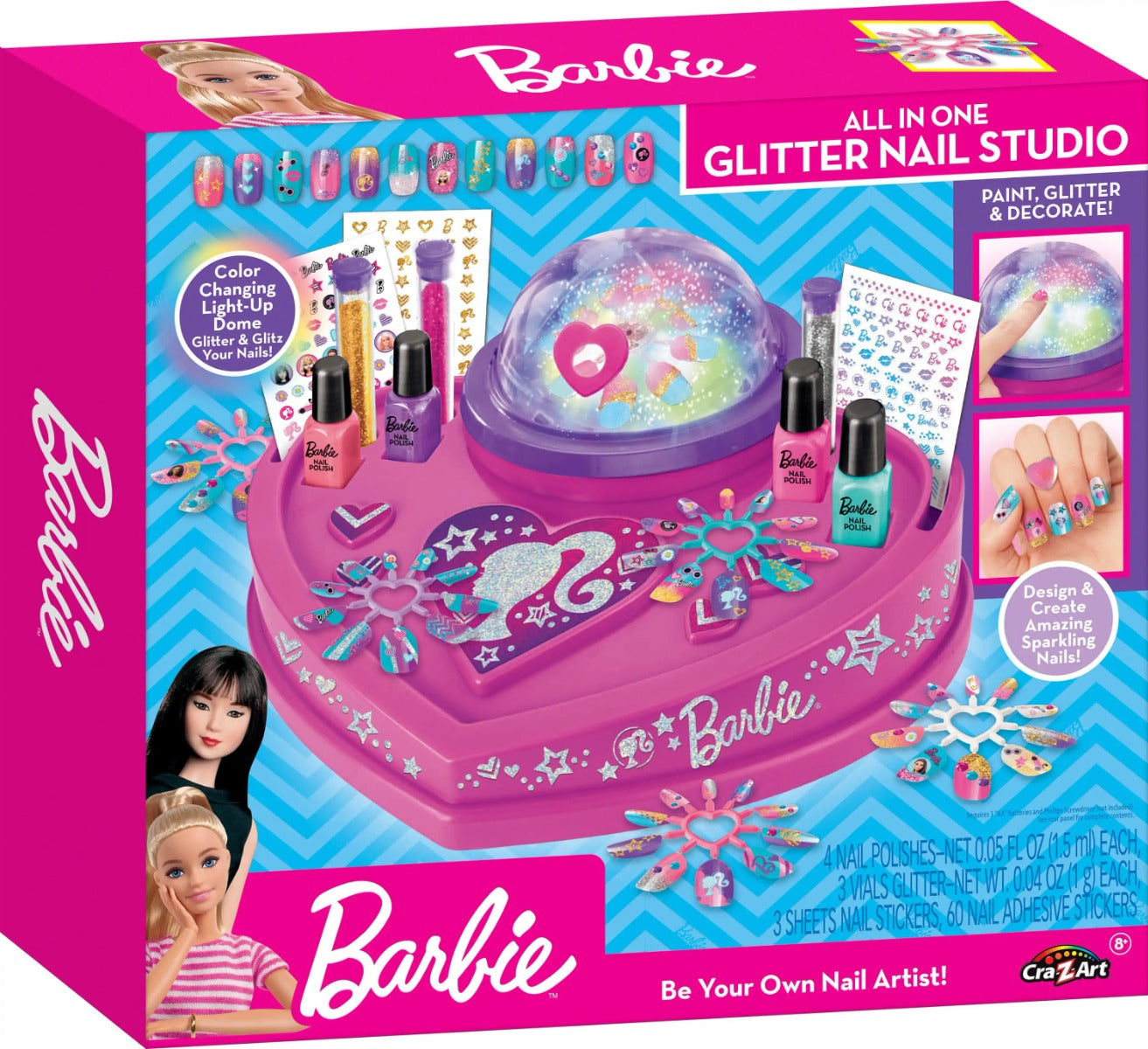Buy Barbie Nail Studio Set Glitter & Shine | Yallatoys.com