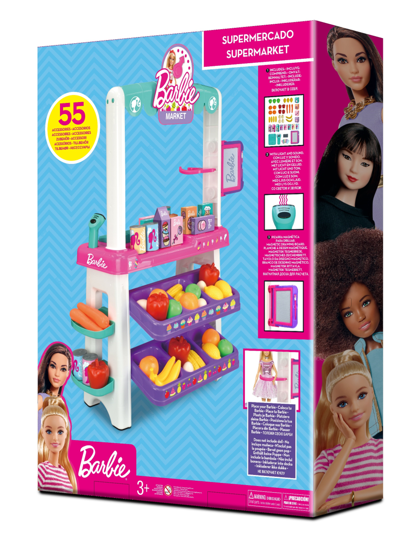Buy Barbie Supermarket With Light And Sound | Yallatoys.com