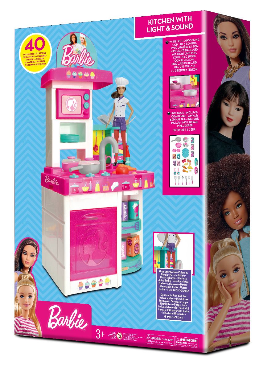 Buy Barbie Kitchen with Light and Sound | Yallatoys.com