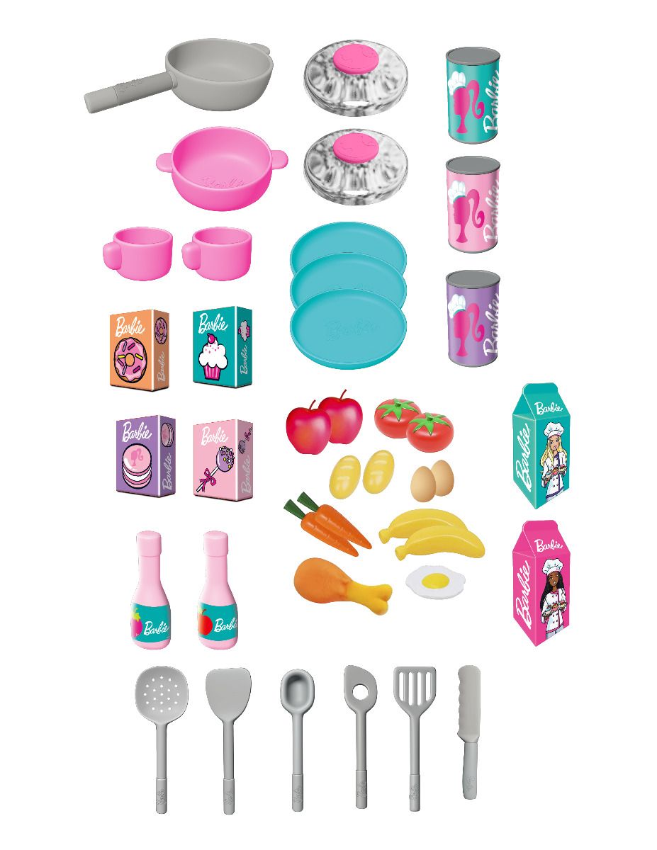 Buy Barbie Large Kitchen with Light and Sound | Yallatoys.com
