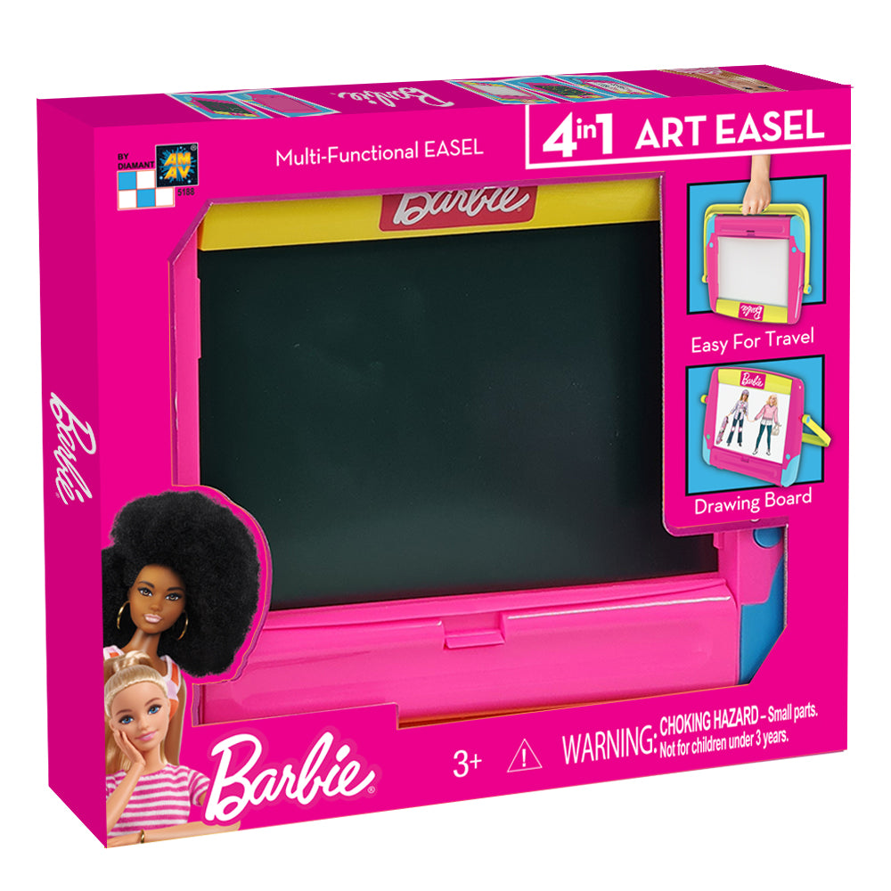 Buy Barbie Easel and Drawing Board 4 in 1 Art Easel | Yallatoys.com