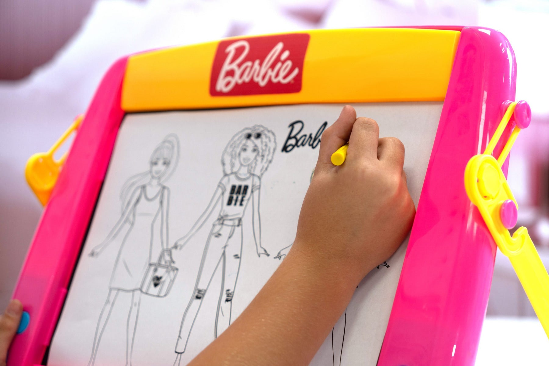 Buy Barbie Easel and Drawing Board 4 in 1 Art Easel | Yallatoys.com