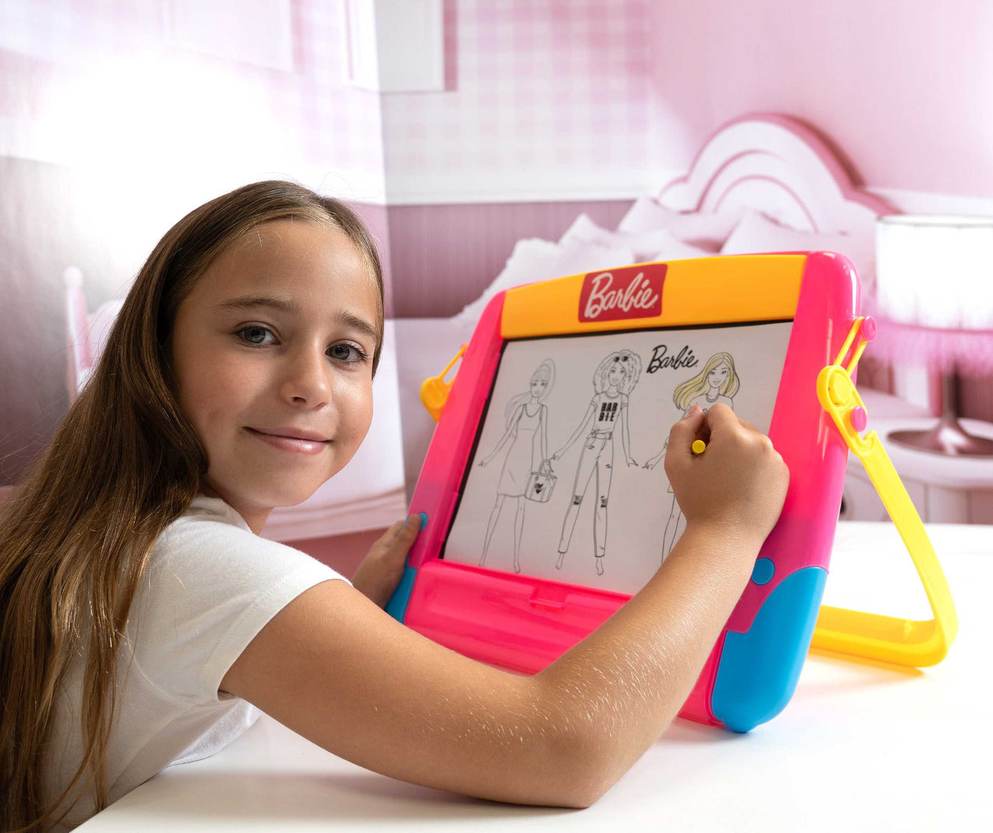Buy Barbie Easel and Drawing Board 4 in 1 Art Easel | Yallatoys.com