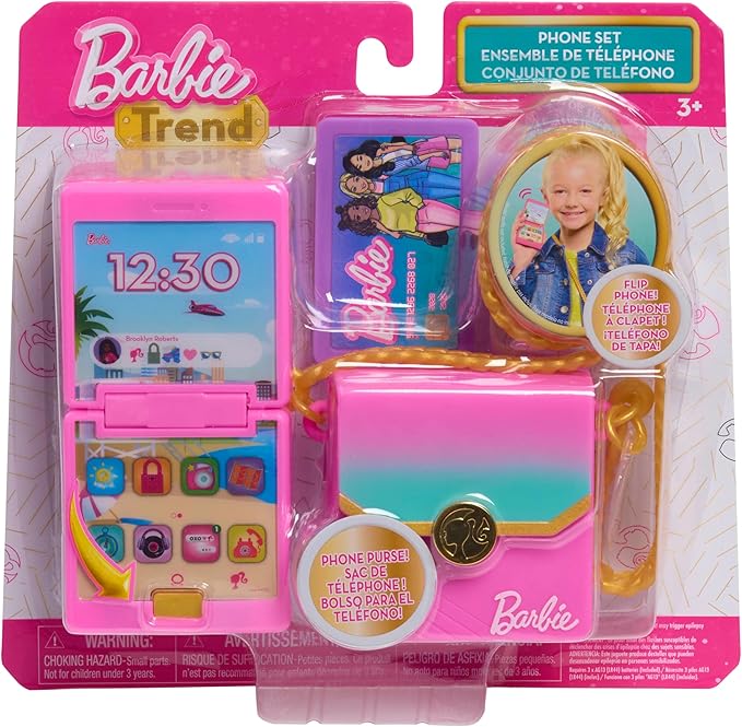 Buy Barbie Trend Lights And Sounds Phone Set | Yallatoys.com