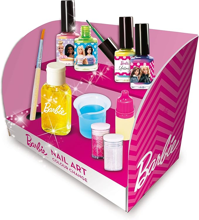 Buy Barbie Nail Art Set Color Change | Yallatoys.com