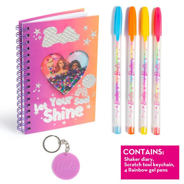Buy Barbie Shaker Diary Set | Yallatoys.com