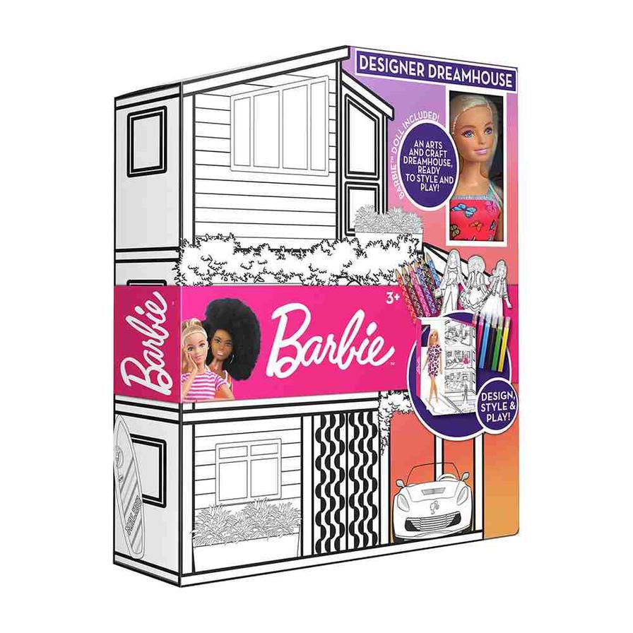 Buy Barbie Designer Dreamhouse DIY Kit with Doll | Yallatoys.com