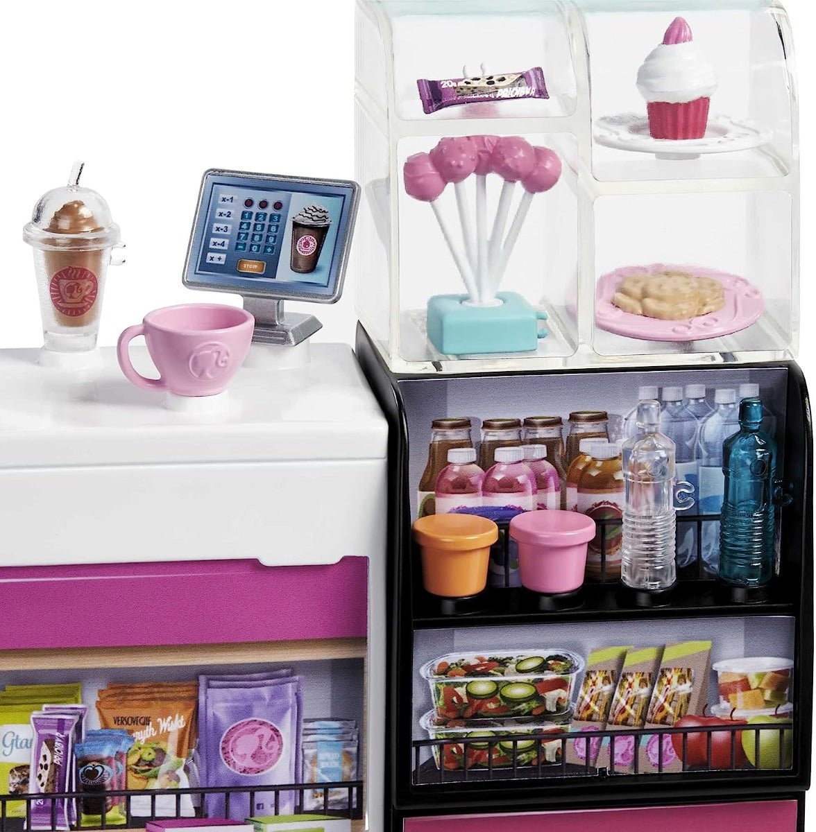 Buy Barbie Coffee Shop with Doll and 20 Realistic Play Pieces | Yallatoys.com
