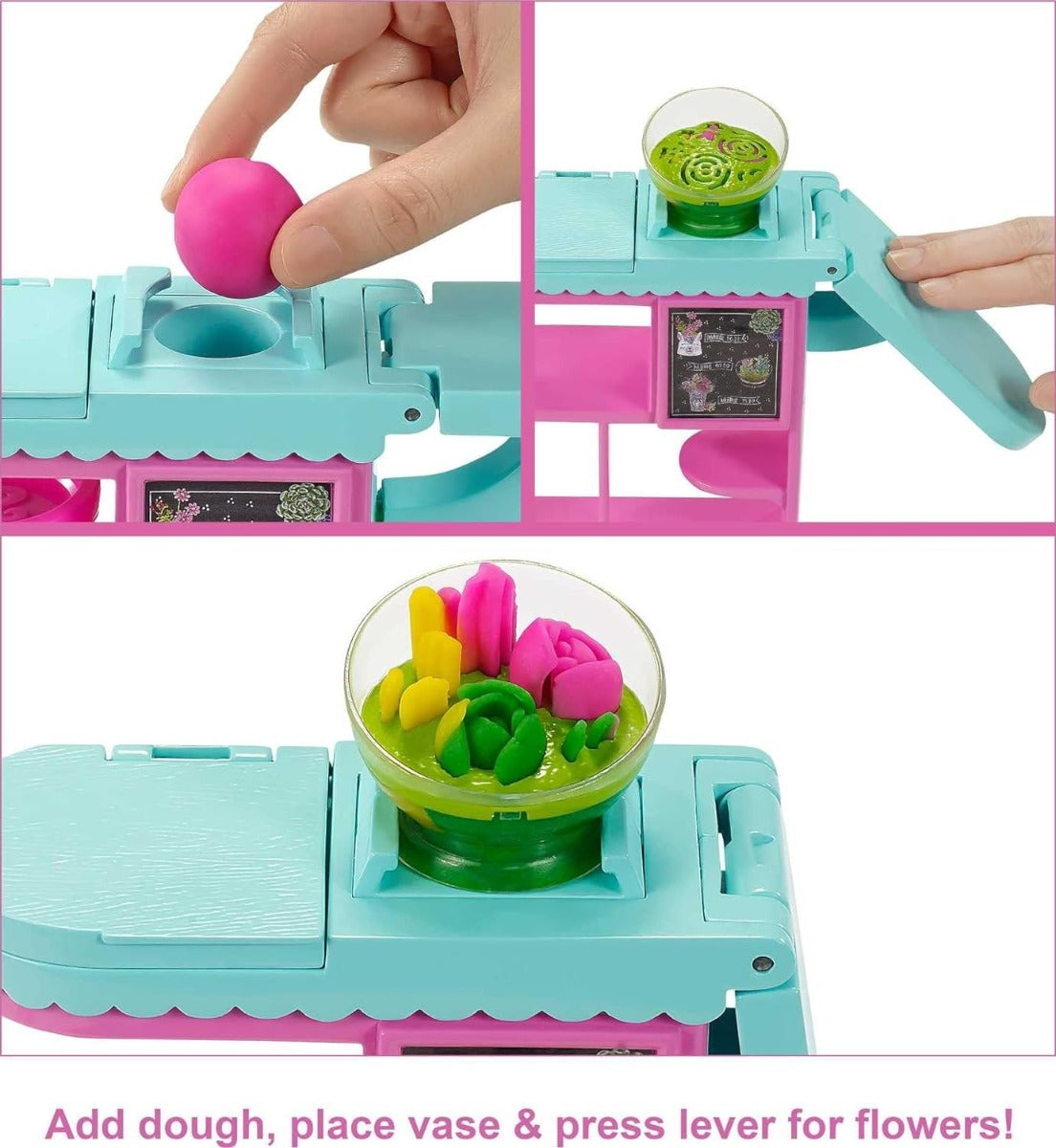 Buy Barbie Florist Fashion Doll & Playset Flower Making Station with Molds | Yallatoys.com
