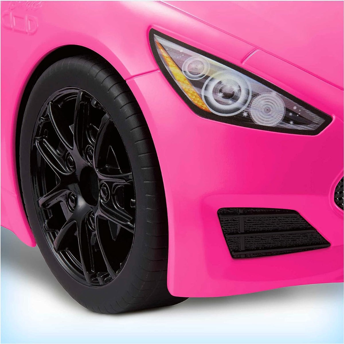 Buy Barbie Bright Pink 2 Seater Convertible with Seatbelts and Rolling Wheels | Yallatoys.com