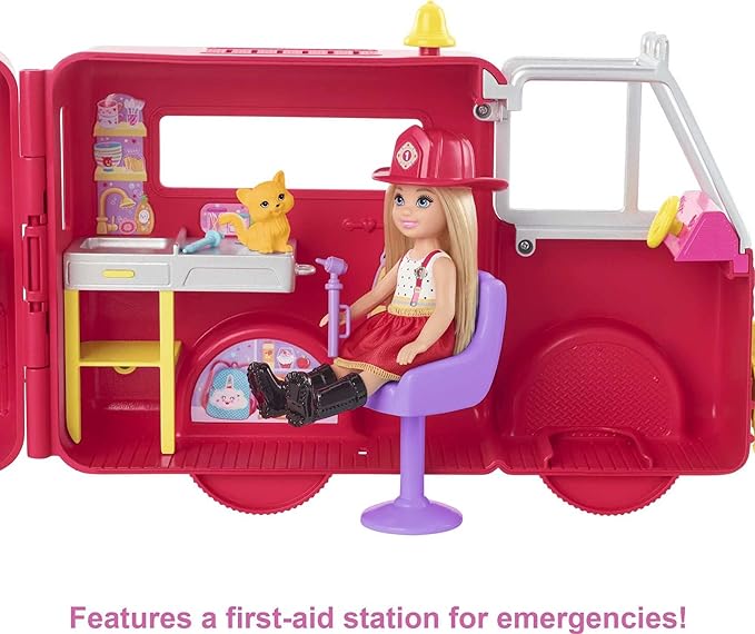 Buy Barbie Club Chelsea Firetruck | Yallatoys.com