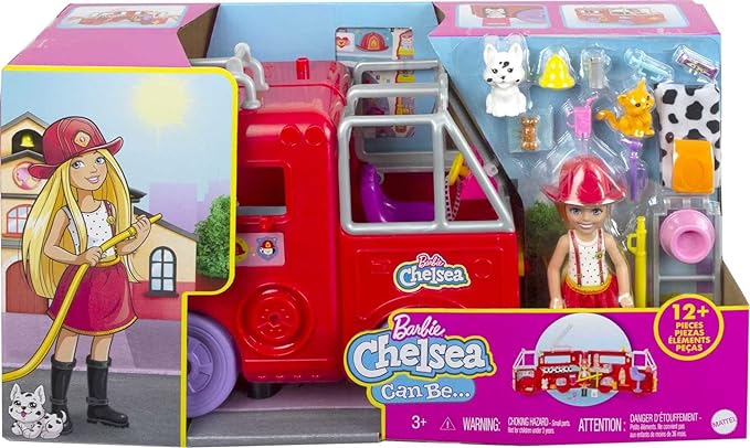 Buy Barbie Club Chelsea Firetruck | Yallatoys.com