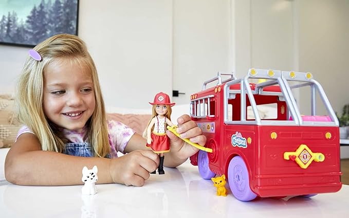 Buy Barbie Club Chelsea Firetruck | Yallatoys.com