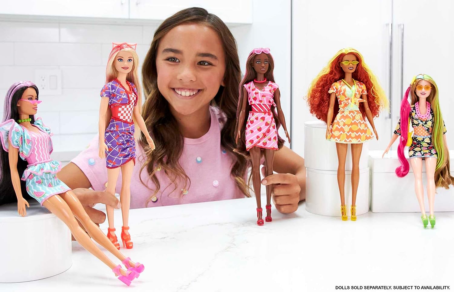 Buy Barbie Color Reveal Doll & Accessories Scented Sweet Fruit Series (Sold Separately Subject to Availability) | Yallatoys.com