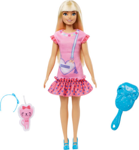 Buy Barbie My First Barbie Core Doll Blonde with Kitten | Yallatoys.com