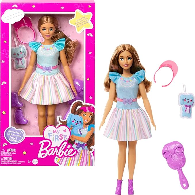 Buy Barbie My First Barbie Core Doll Brunette with Bunny | Yallatoys.com