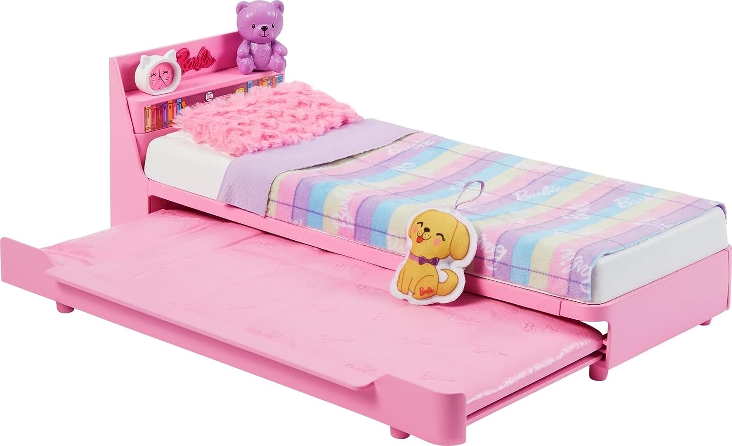Buy Barbie My First Barbie Doll House Furniture Bedtime Playset with Trundle Bed | Yallatoys.com
