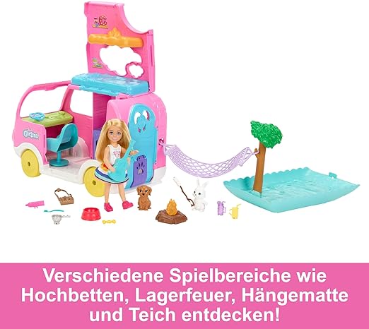Buy Barbie Club Chelsea Camper Refresh | Yallatoys.com