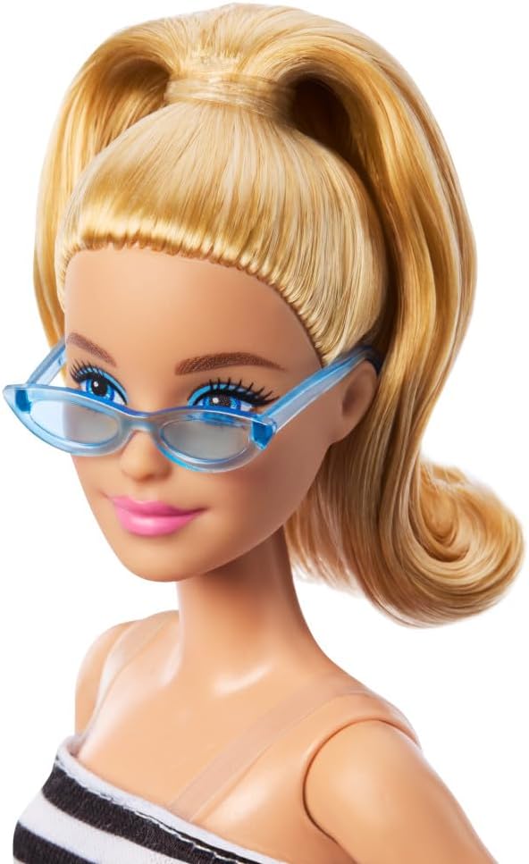 Buy Barbie Fashionistas Doll Blonde With Black and White Dress | Yallatoys.com