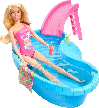 Buy Barbie Pool with Doll | Yallatoys.com