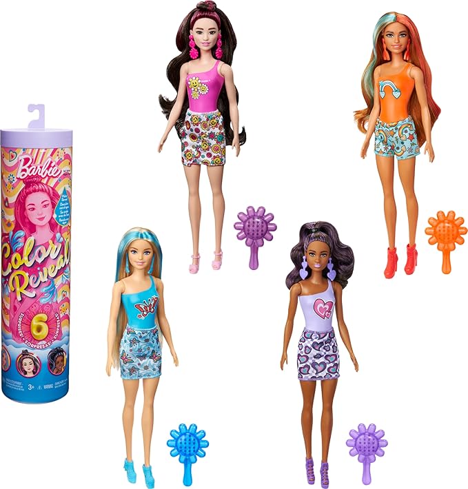 Buy Barbie Color Reveal Groovy Series (Sold Separately Subject To Availability) | Yallatoys.com