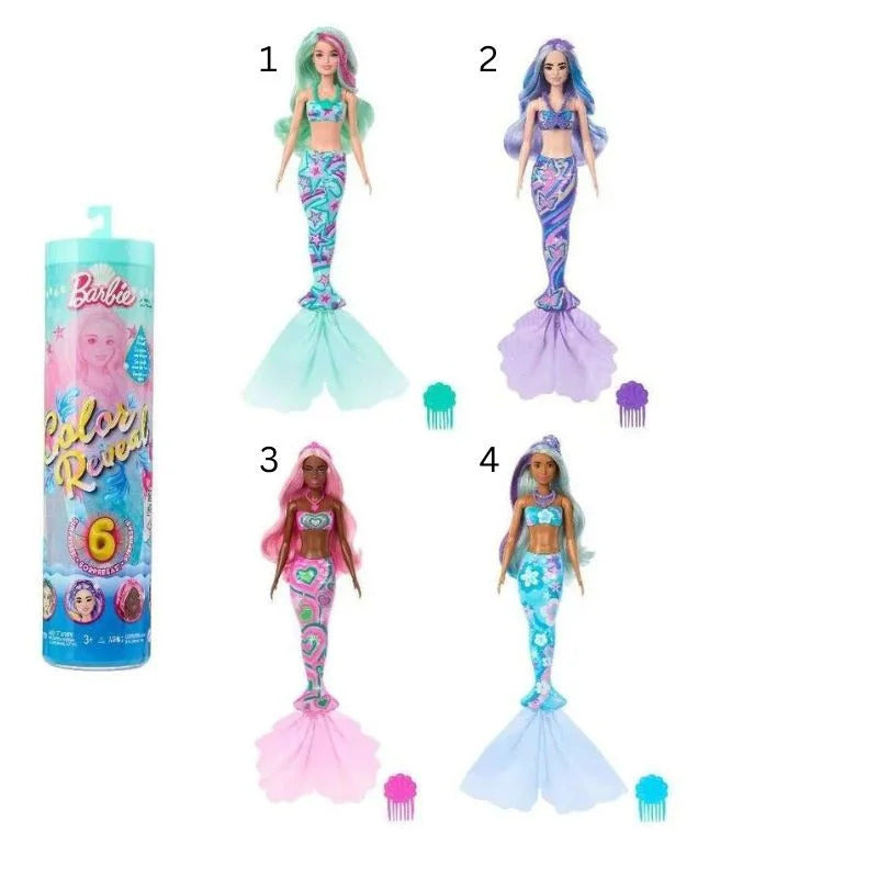 Buy Barbie Color Reveal Deep Sea Mermaids Series | Yallatoys.com