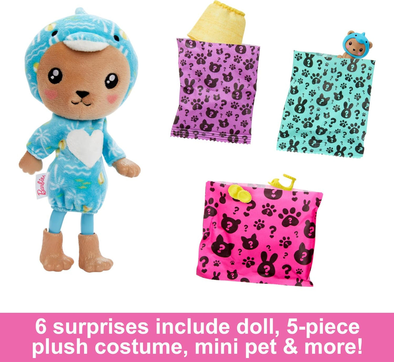 Buy Barbie Cutie Reveal Chelsea Costume Cuties Series Teddy Dolphin | Yallatoys.com