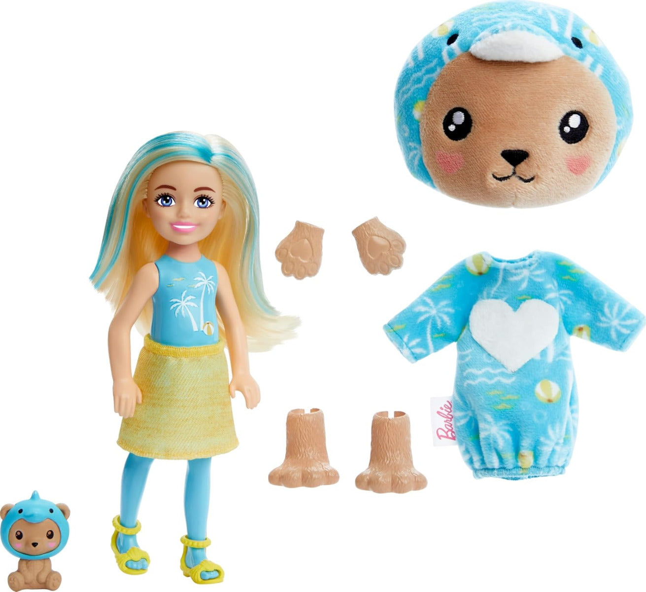 Buy Barbie Cutie Reveal Chelsea Costume Cuties Series Teddy Dolphin | Yallatoys.com