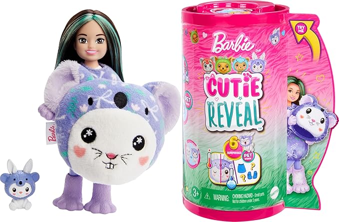 Buy Barbie Cutie Reveal Chelsea Costume Cuties Series Bunny in Koala | Yallatoys.com