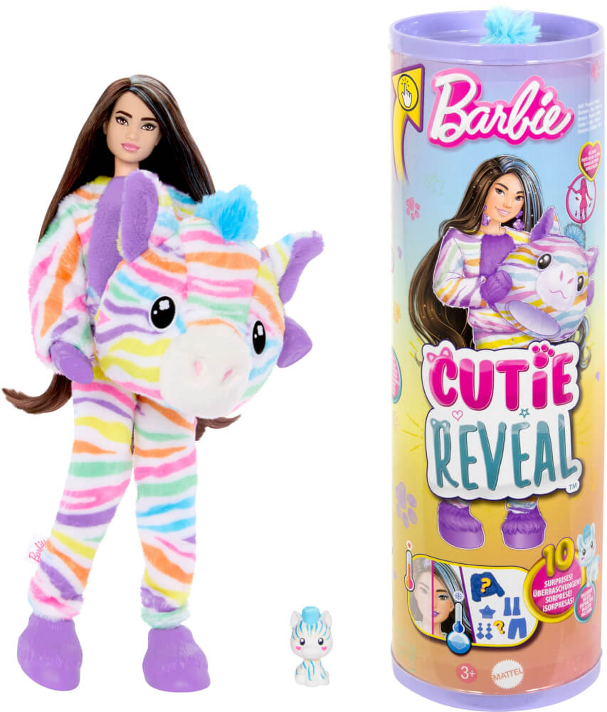 Buy Barbie Cutie Reveal Color Dream Series Zebra | Yallatoys.com