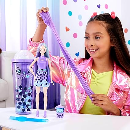 Buy Barbie Pop Reveal Juicy Bubble Tea Series Taro Milk | Yallatoys.com