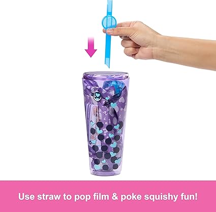 Buy Barbie Pop Reveal Juicy Bubble Tea Series Taro Milk | Yallatoys.com