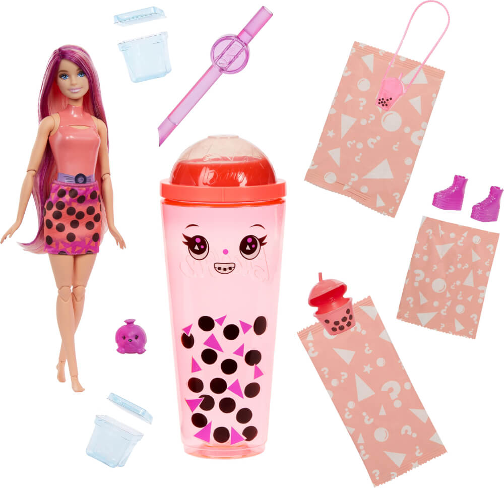 Buy Barbie Pop Reveal Juicy Bubble Tea Series Mango Mochi | Yallatoys.com